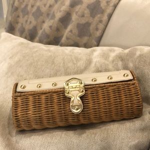 Michael Kors lovely straw clutch!